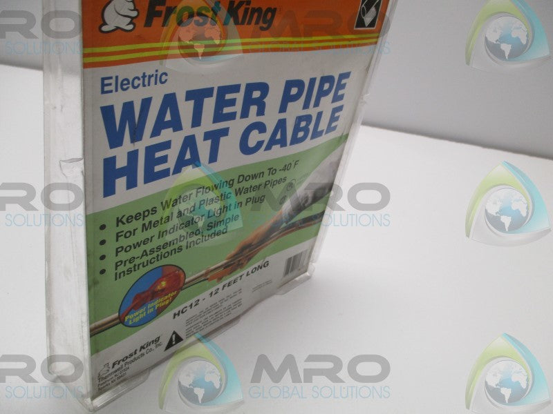 FROST KING HC12 WATER PIPE HEAT CABLE 12'  NSMP