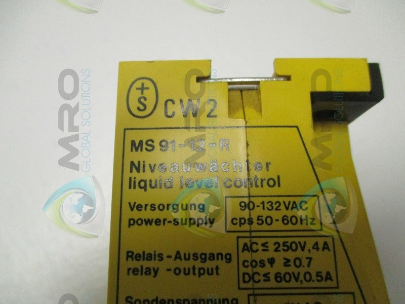 TURCK MS91-12-R LIQUID LEVEL CONTROL  UNMP