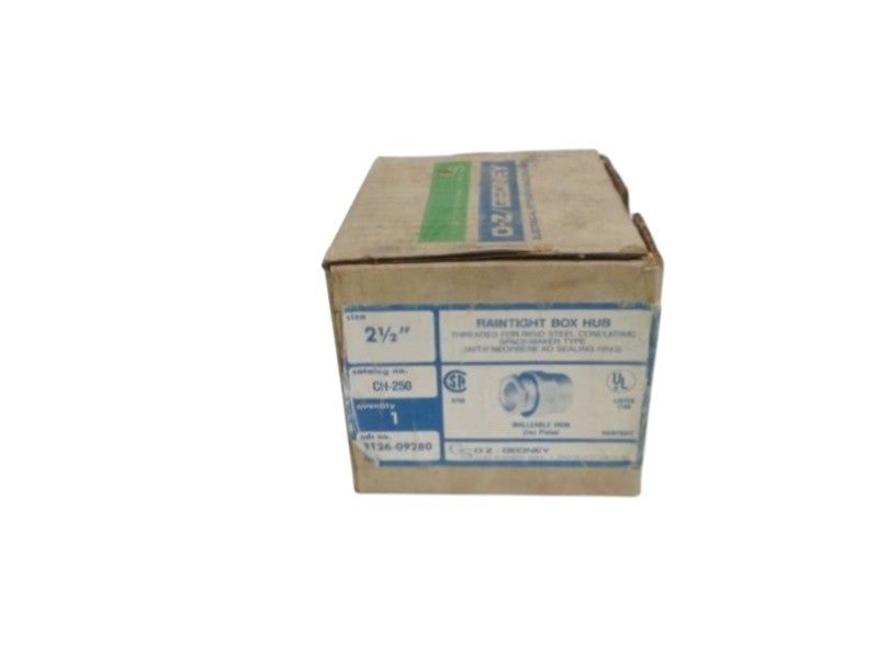 O-Z/GEDNEY RAINTIGHT BOX HUB 2-1/2" CH-250 NSMP