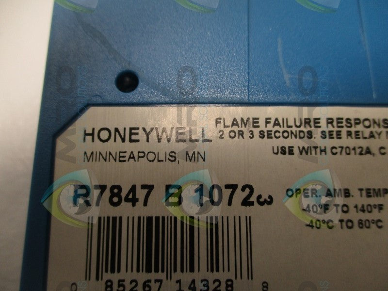 HONEYWELL R7847B1072 DYNAMIC AMPL-CHECK RECTIFICATION AMPLIFIER  UNMP