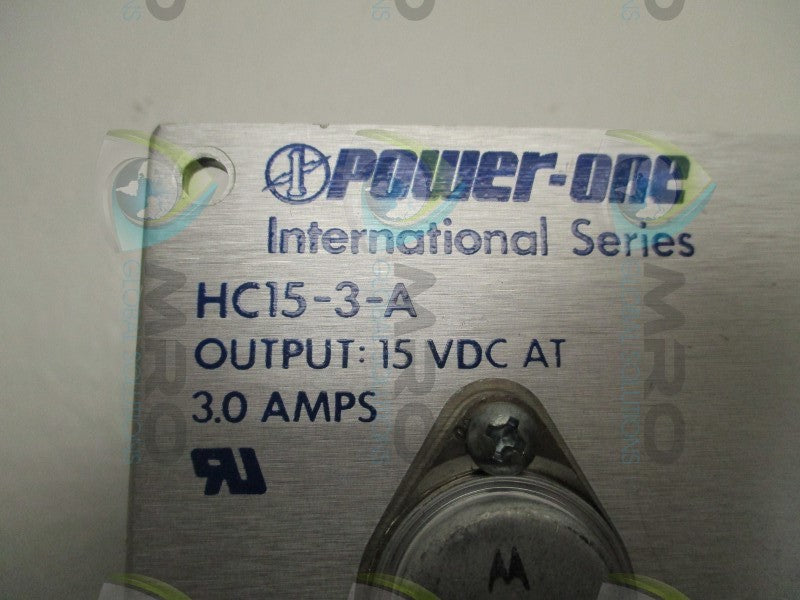 POWER-ONE HC15-3-A POWER SUPPLY  UNMP