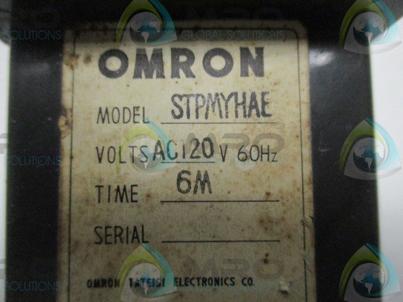 OMRON STPMYHAE TIME DELAY RELAY 6m  UNMP