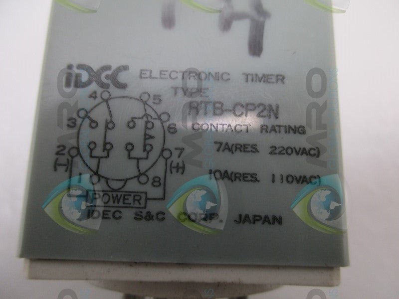 IDEC RTB-CP2N ELECTRONIC TIMER 0-180s  UNMP