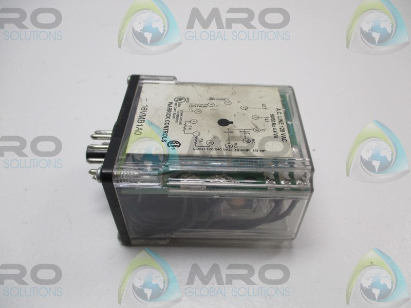 WARRICK CONTROLS 16VMB1A0 LEVEL CONTROLLER RELAY 120VAC  UNMP