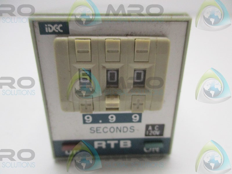 IDEC RTB-CP2ND ELECTRONIC TIMER 9.99s  UNMP