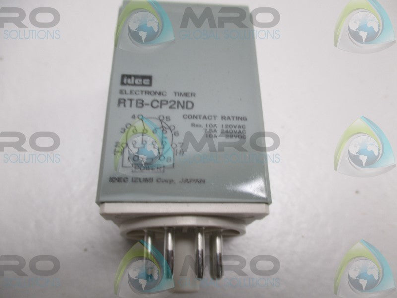 IDEC RTB-CP2ND ELECTRONIC TIMER 99.9sec.  NSMP