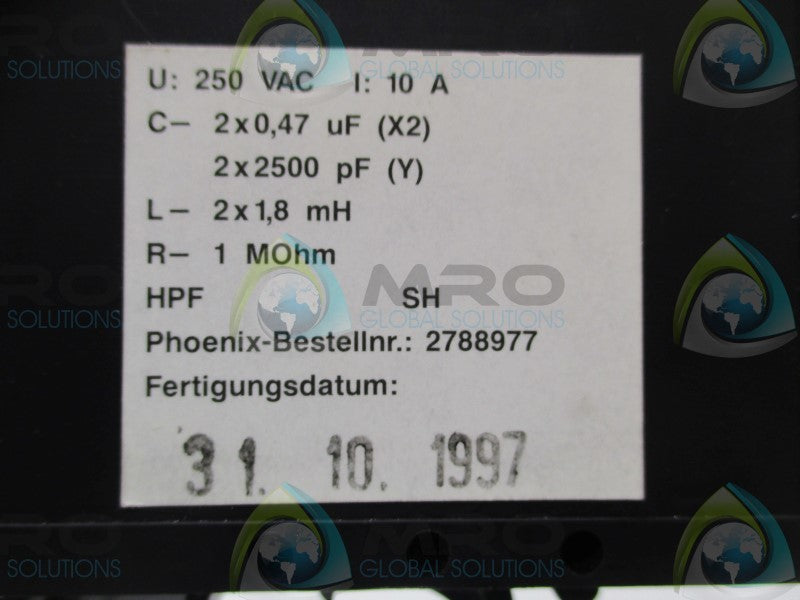 PHOENIX CONTACT NEF1-10 MODULE  NSNP