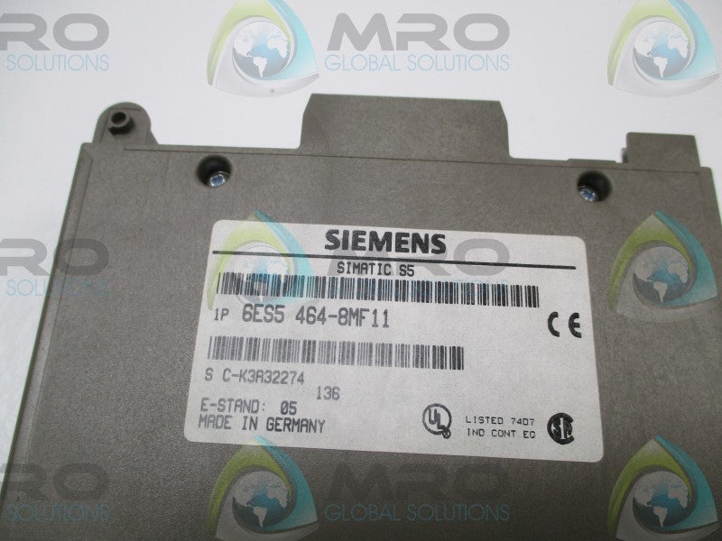 SIEMENS SIMATIC S5 6ES5464-8MF11 INPUT MODULE  NSNP