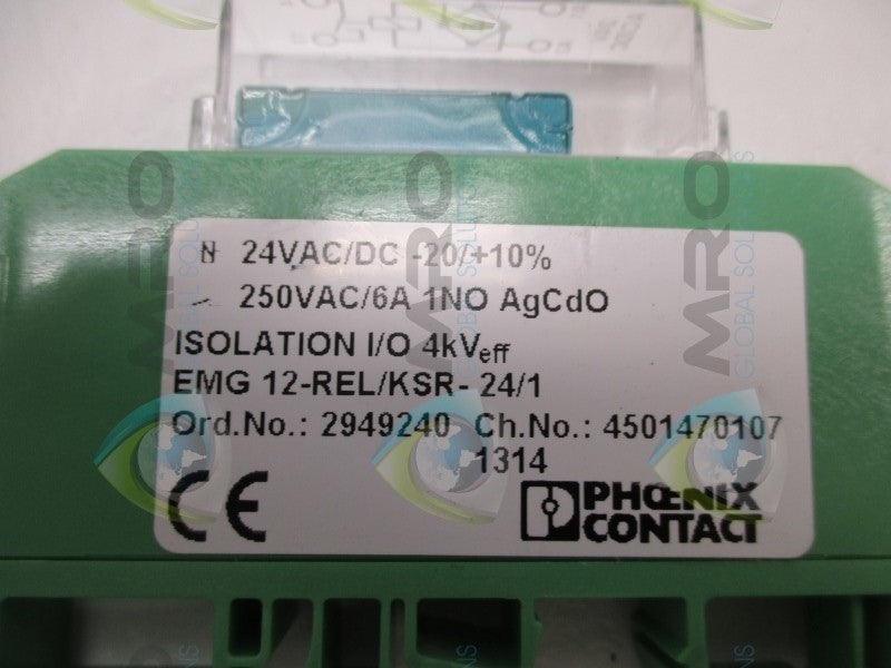 PHOENIX CONTACT EMG12-REL/KSR-24/1 RELAY MODULE  NSNP