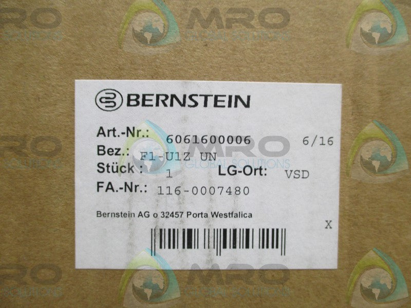 BERNSTEIN F1-U1ZUN 6061600006 FOOT SWITCH  NSMP
