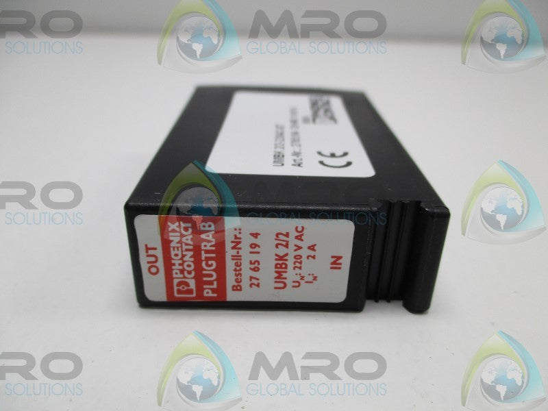 PHOENIX CONTACT UMBK2/2-220AC-ST SURGE PROTECTION BASE ELEMENT  NSNP