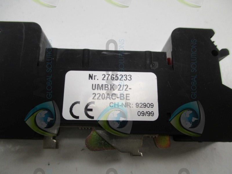 PHOENIX CONACT UMBK2/2-220AC-BE SURGE PROTECTION BASE ELEMENT  NSNP