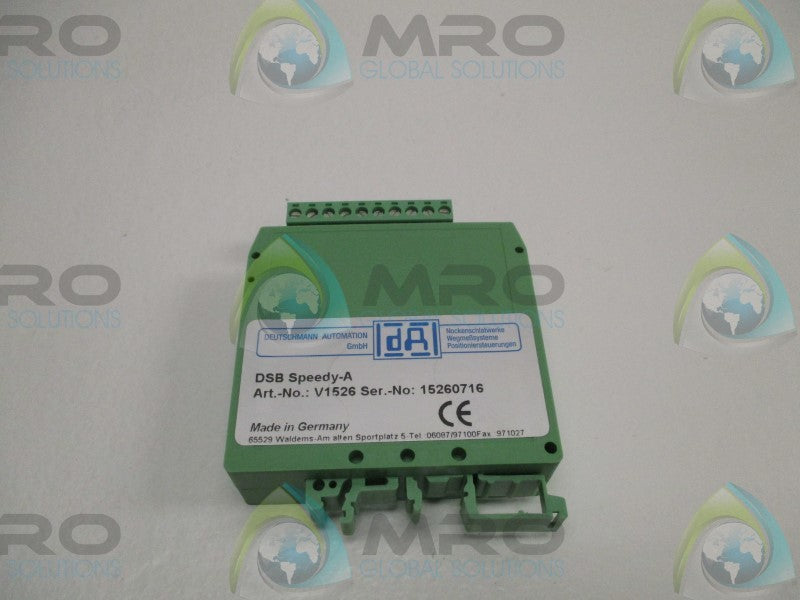 DEUTSCHMANN AUTOMATION V1526 DSB-SPEEDY ACCELERATOR  NSMP