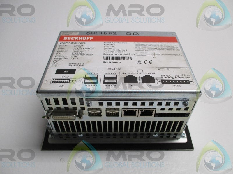 BECKHOFF CP6207-0001-0020 5.7"  UNMP