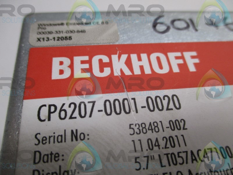 BECKHOFF CP6207-0001-0020 5.7"  UNMP