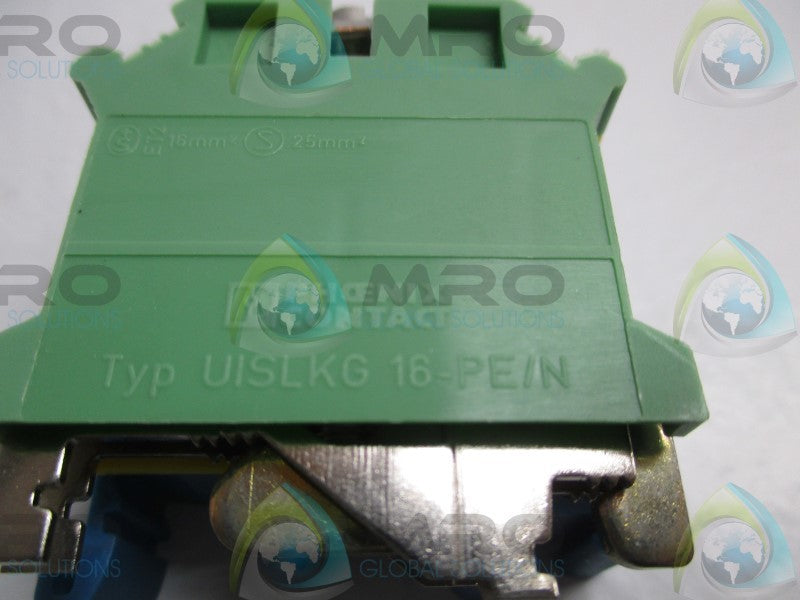 PHOENIX CONTACT UIK16/PE/N TERMINAL BLOCK  NSNP