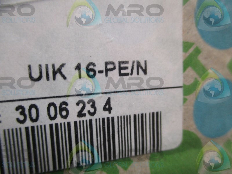 PHOENIX CONTACT UIK16/PE/N TERMINAL BLOCK  NSNP