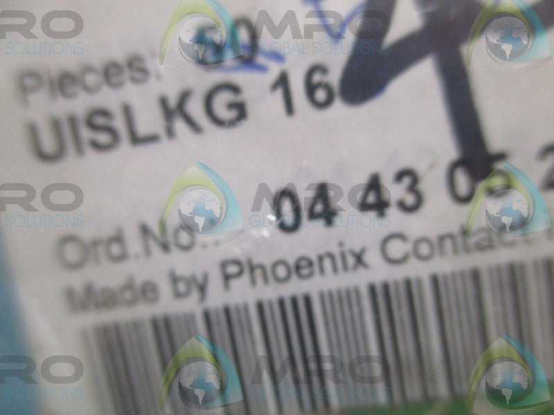 PHOENIX CONTACT UISLKG16 TERMINAL BLOCK  NSNP