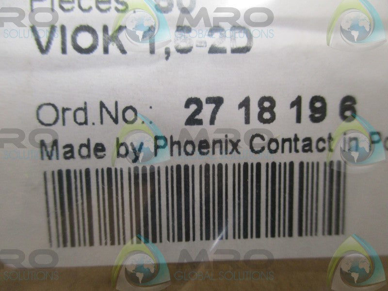 PHOENIX CONTACT VIOK1,5-2D TERMINAL BLOCK  NSNP