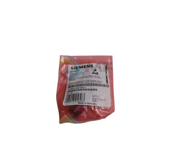 SIEMENS SIMATIC 6ES5980-0AE11 LITHIUM CELL  NSMP