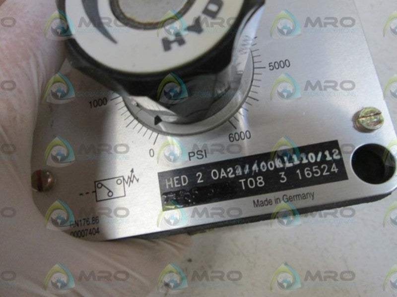 REXROTH PRESSURE SWITCH HED 2 0A2 24400KL110/12 NSNP