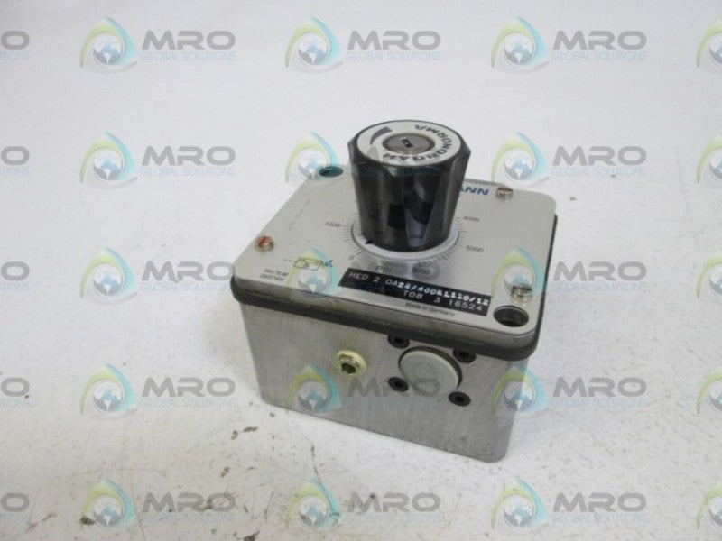 REXROTH PRESSURE SWITCH HED 2 0A2 24400KL110/12 NSNP