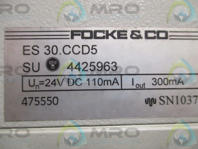 FOCKE ES30.CCD5 SENSOR CONTROLLER (REPAIRED)  UNMP