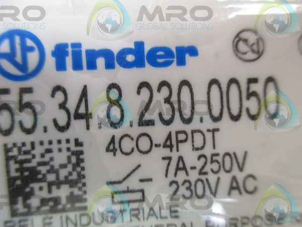 FINDER 55.34.8.230.0050 RELAY 230VAC  NSNP