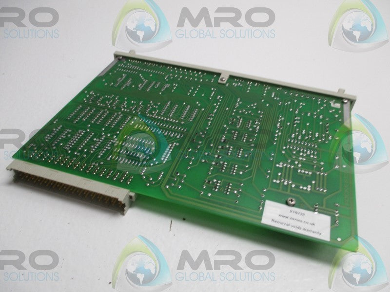 FOCKE MCP081 CONTROL BOARD MODULE (REPAIRED)  UNMP