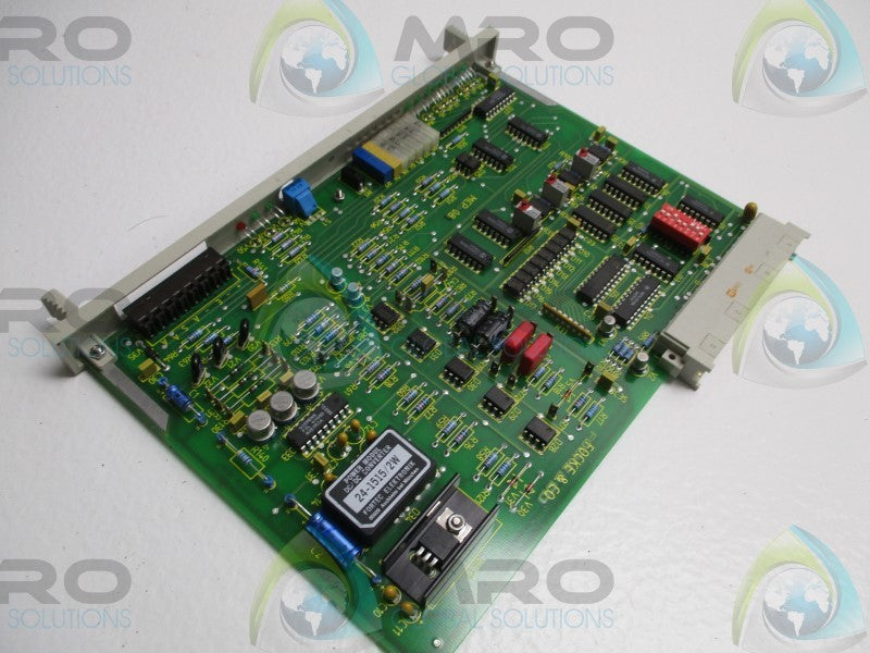 FOCKE MCP081 CONTROL BOARD MODULE (REPAIRED)  UNMP