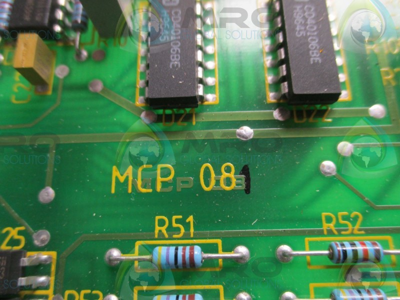 FOCKE MCP081 CONTROL BOARD MODULE (REPAIRED)  UNMP