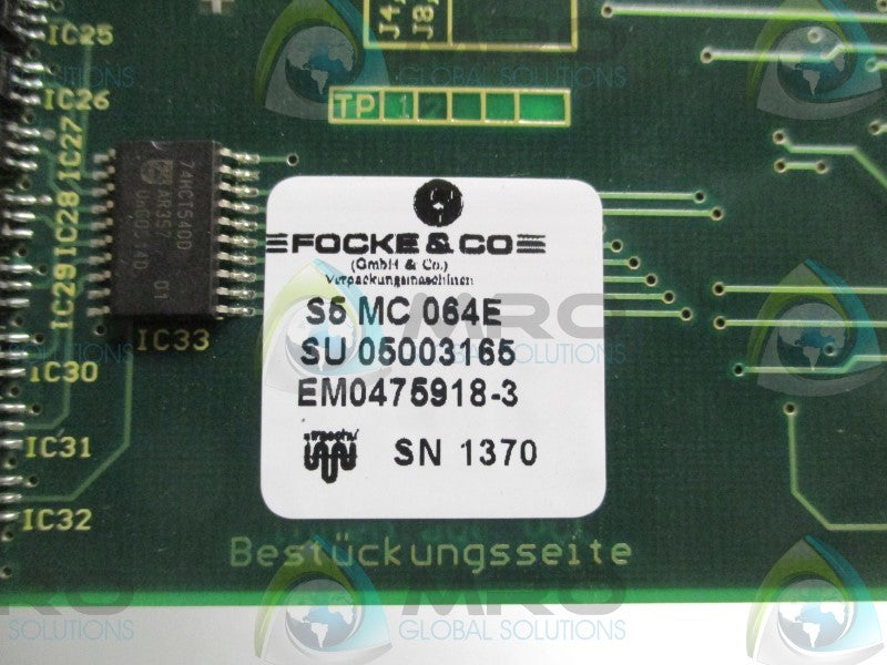 FOCKE S5MC064E  NSNP