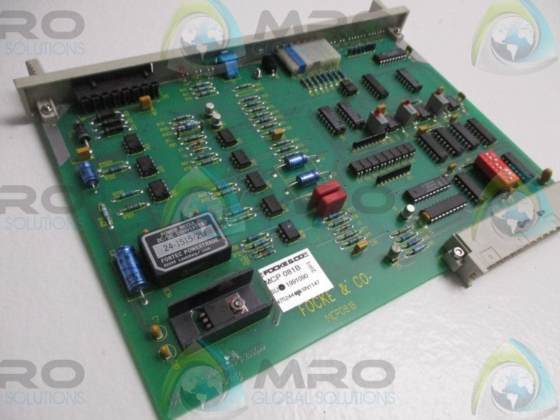 FOCKE MCP081B CONTROL BOARD MODULE  NSNP