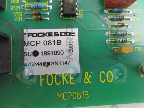 FOCKE MCP081B CONTROL BOARD MODULE  NSNP