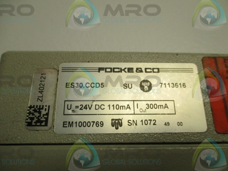 FOCKE ES30.CCD5 CAMERA SENSOR  UNMP
