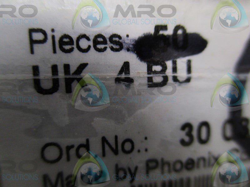 PHOENIX CONTACT UK4BU TERMINAL BLOCK  NSNP