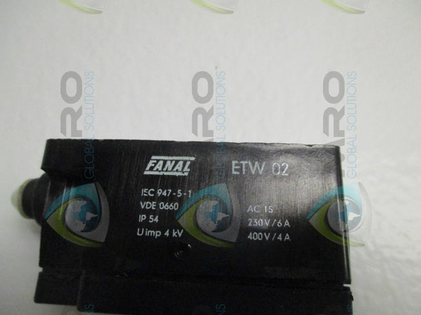 FANEL ETW02 ROLLER LIMIT SWITCH  NSNP