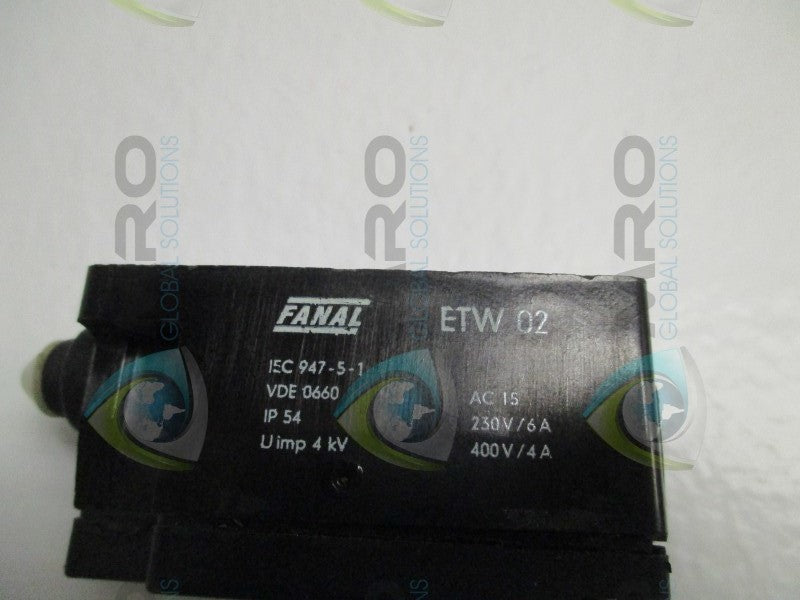 FANEL ETW02 ROLLER LIMIT SWITCH  NSNP