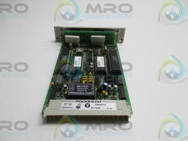 FOCKE DT02S CONTROL BOARD MODULE  NSNP