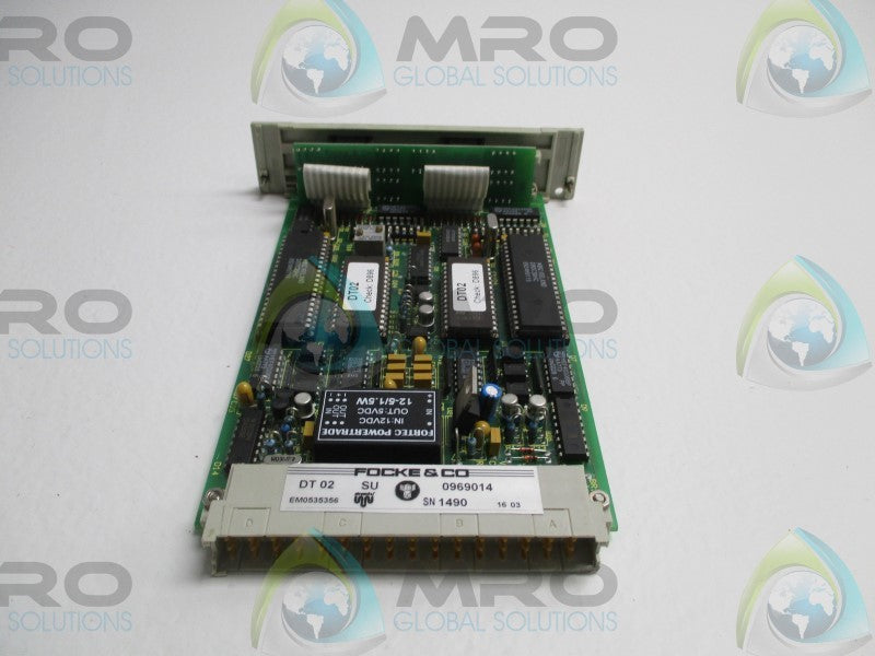 FOCKE DT02S CONTROL BOARD MODULE  NSNP