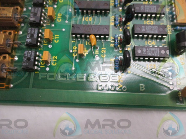 FOCKE D1020 CONTROL BOARD MODULE  UNMP