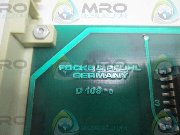 FOCKE D108-0 CONTROL BOARD MODULE  UNMP