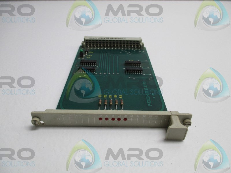 FOCKE D105-0 CONTROL BOARD MODULE  UNMP