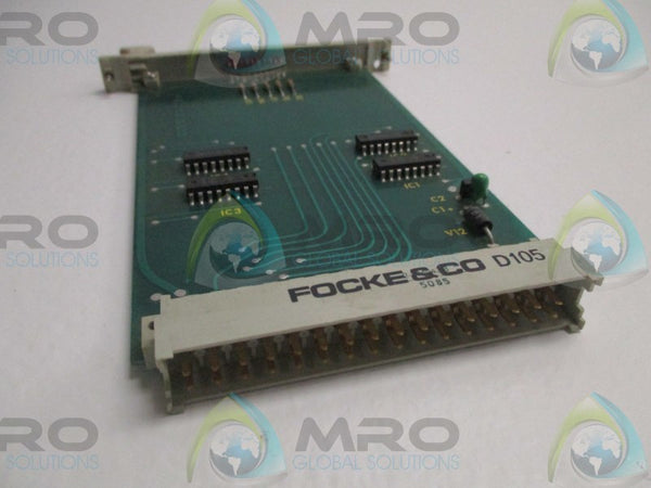 FOCKE D105-0 CONTROL BOARD MODULE  UNMP