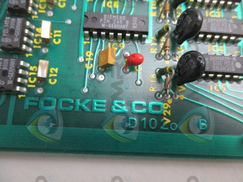 FOCKE D102-0 CONTROL BOARD MODULE  NSNP