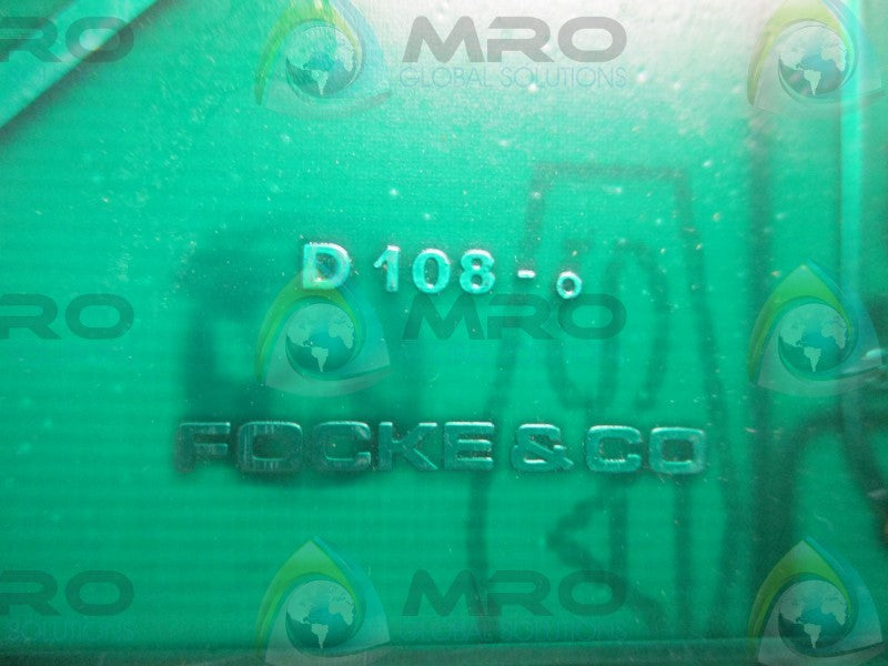 FOCKE D108-0 CONTROL BOARD MODULE  NSNP