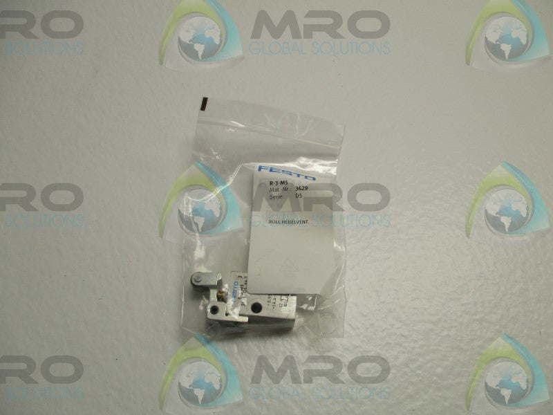 FESTO R-3-M5 ROLLER LEVEL VALVE * NEW IN FACTORY BAG *
