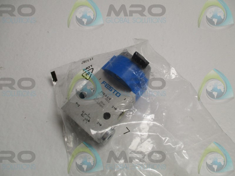 FESTO SVS-3-1/8 FRONT PANEL VALVE  NSMP