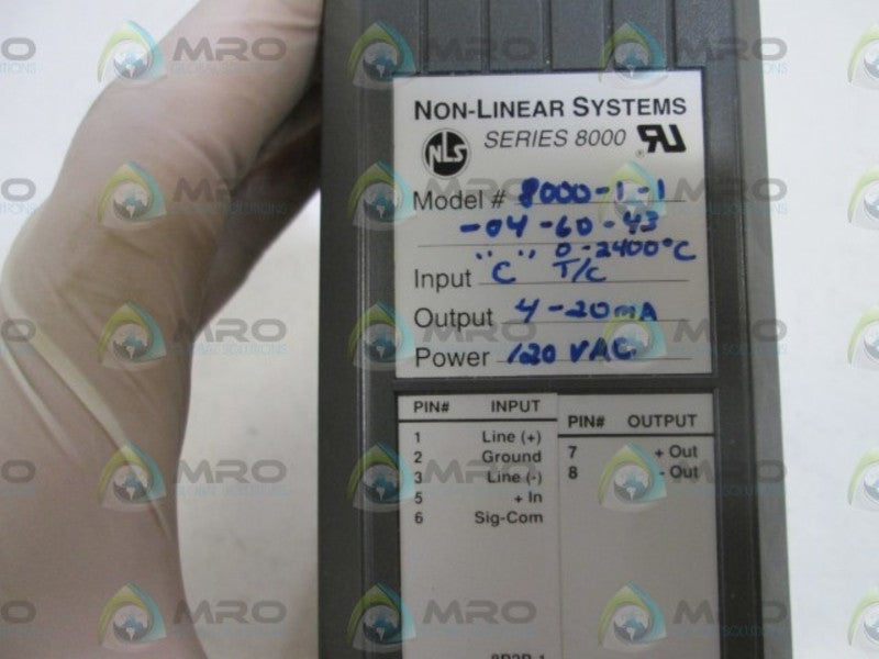 NON-LINEAR SYSTEMS 800-1-1-04-60-43 NSNP