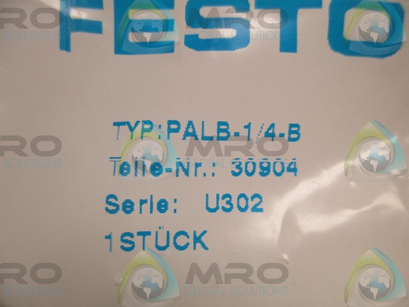 FESTO PALB-1/4-B COVER PLATE  NSMP